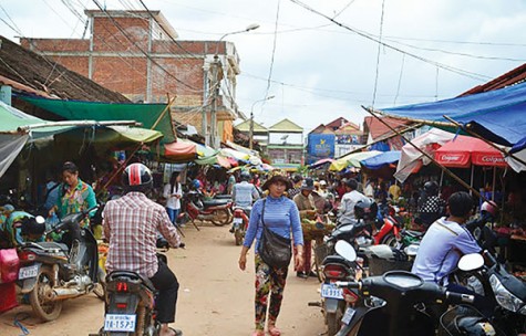 The exotic outdoor markets of Siem Reap, Cambodia contribute to the complex and ancient culture of the Southeast Asian country.
