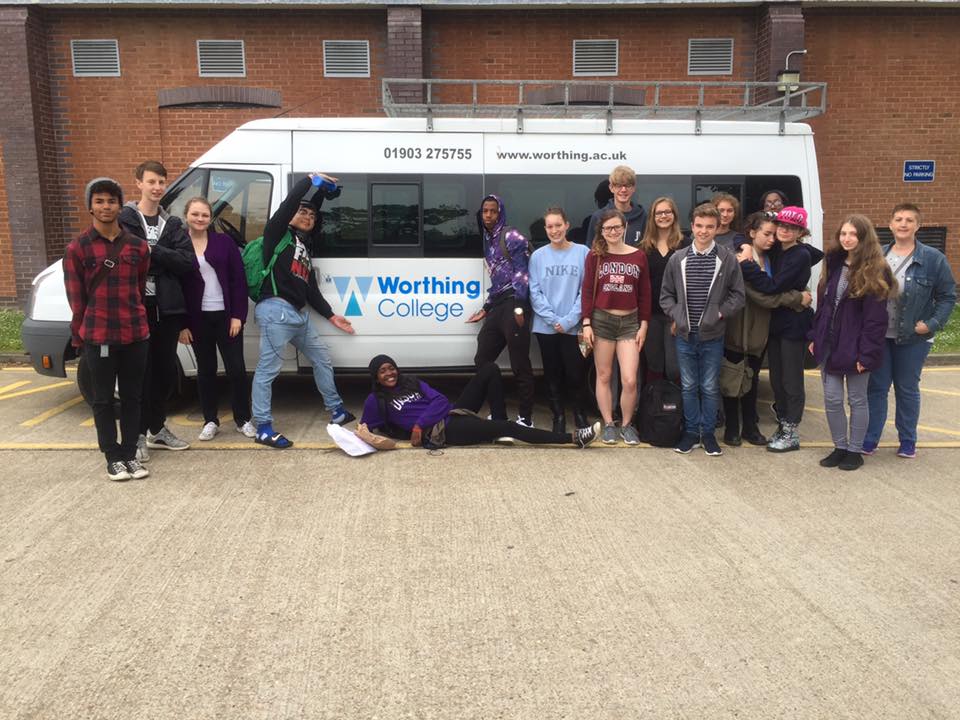 Students on last year's Shaker-Worthing Exchange meet in England for the summer leg of the exchange.
