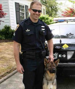 Shaker Heights Police Officer and K-9