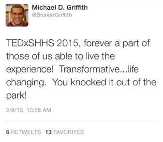 Community members professed their awe after the event, including high school principal Michael Griffith on Twitter.