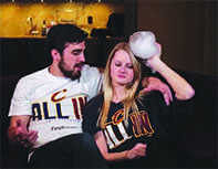 The Cleveland Cavaliers broadcast a video May 6 on the Quicken Loans Arena Jumbotron portraying a man throwing his female partner to the ground when he discovers she is not a Cavs fan. The Cavs removed the video and released a statement of apology after criticism from groups that aim to minimize domestic violence.