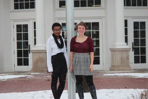 Arheghan (left) and Grube (right) both have personal experiences as LGBT teens at Shaker Heights High School and are sharing their opinions on the culture of the school.