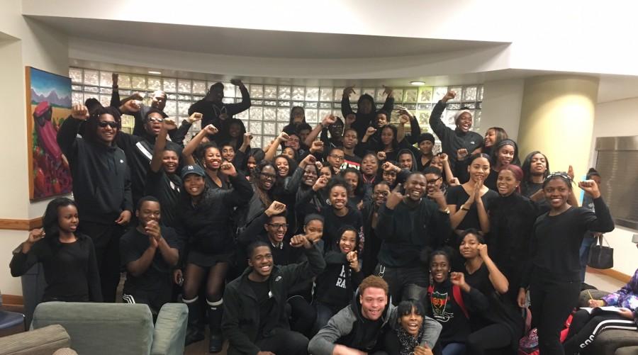 After the morning announcements failed to include a black history fact Feb. 1, students organized a blackout, in which they wore black clothes to honor black history month.
