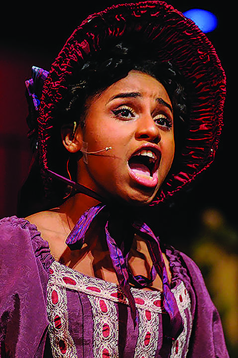 Senior Lauryn Hobbs portrays Cosette in the Shaker Heights High School production of  “Les Miserables”  in the fall of 2015.