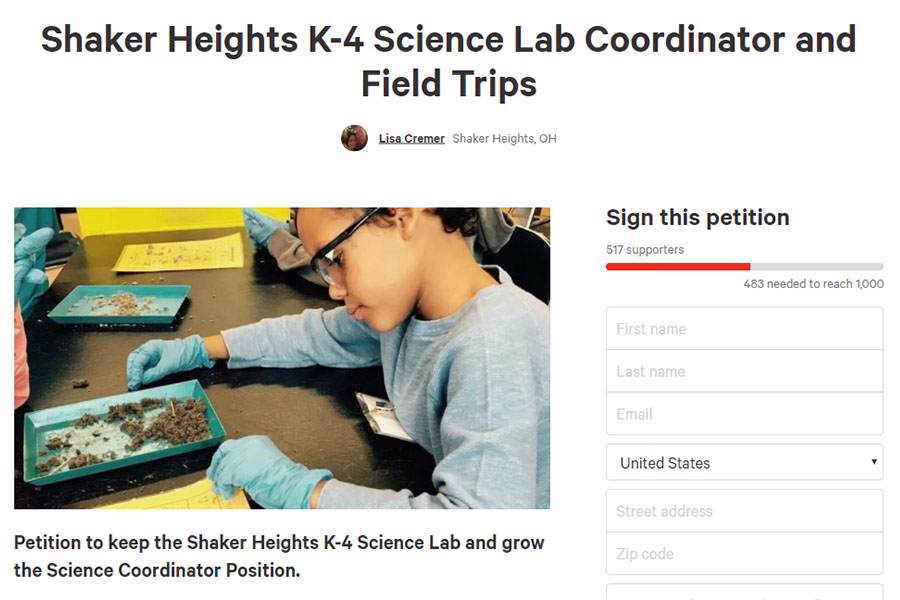 Elementary+parents+online+petition+opposing+K-4+science+changes+has+gained+more+than+500+supporters.