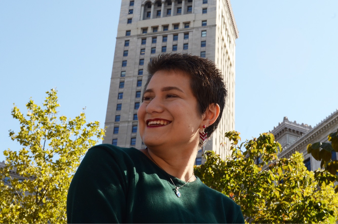 Senior Emma Duhamel will attend The University of Cincinnati in the fall and plans to do an ethical analysis of current events. “There is no one else like Emma Duhamel. She is what gives me hope for the future,” said Staci Cohen, director of youth engagement at Fairmont Temple.