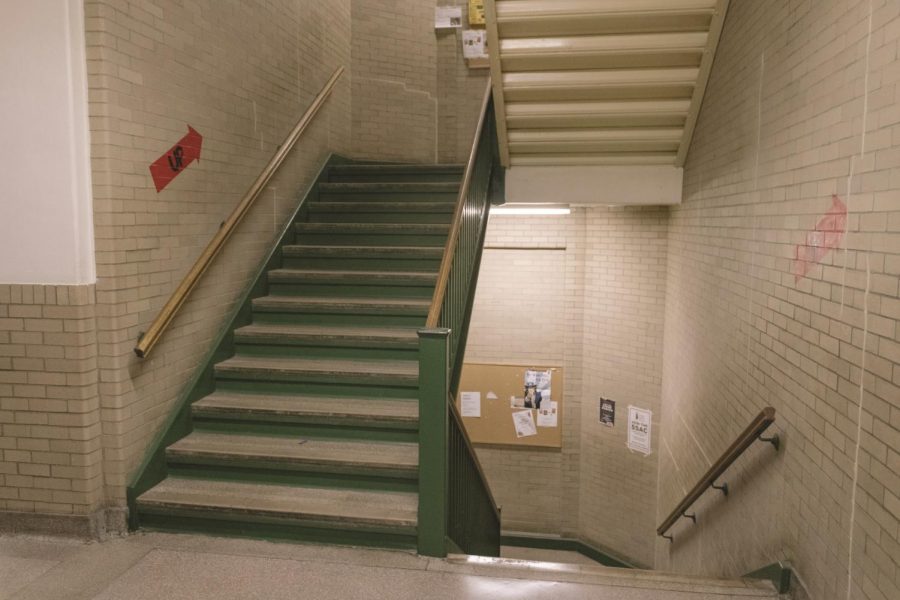 Students Steadily Ignore Directional Staircases