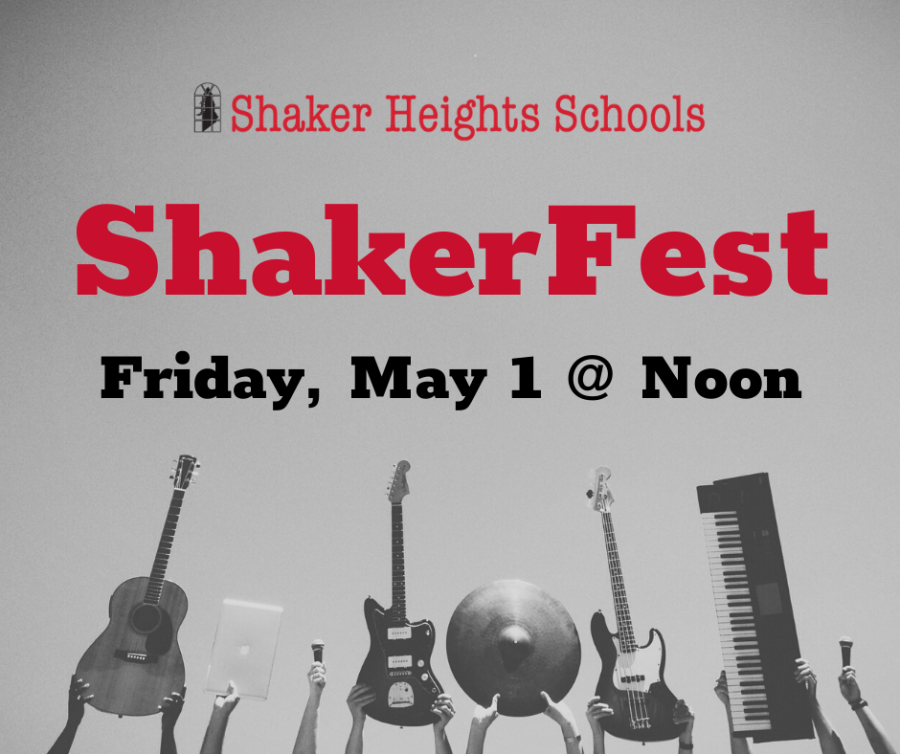 Shakerfest 2020, a socially-distanced concert, will take place May 1