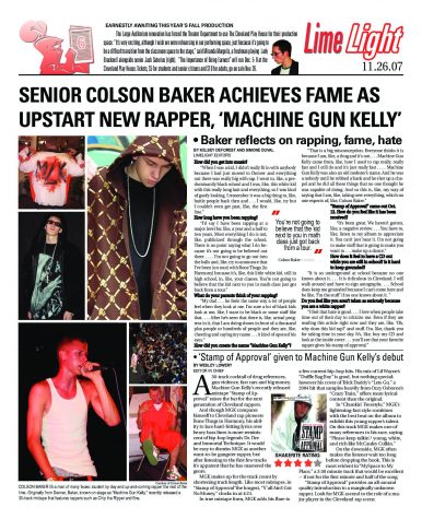 Former Shakerite EIC Wesley Lowery (08) predicted wide success for Machine Gun Kelly in this 2007 mixtape review. Lowery, who has won two Pulitzer Prizes,  published a profile of MGK, the most famous person in his graduating class, today in GQ Magazine. 
