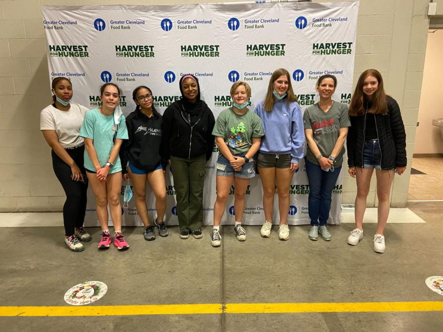 YEH took seven students and one adviser on their May trip to the Greater Cleveland Food Bank