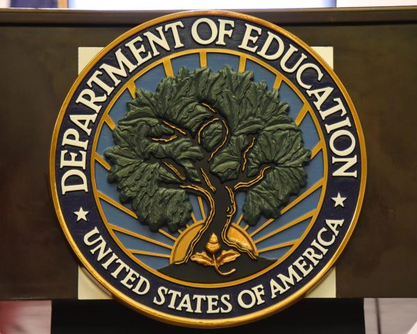 The United States Department of Education seal, created in 1980. 
