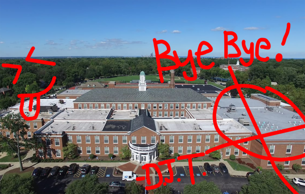 The White House released this official image of President Trump’s plans for the high school’s east wing, which will be replaced by a big, beautiful ballroom.