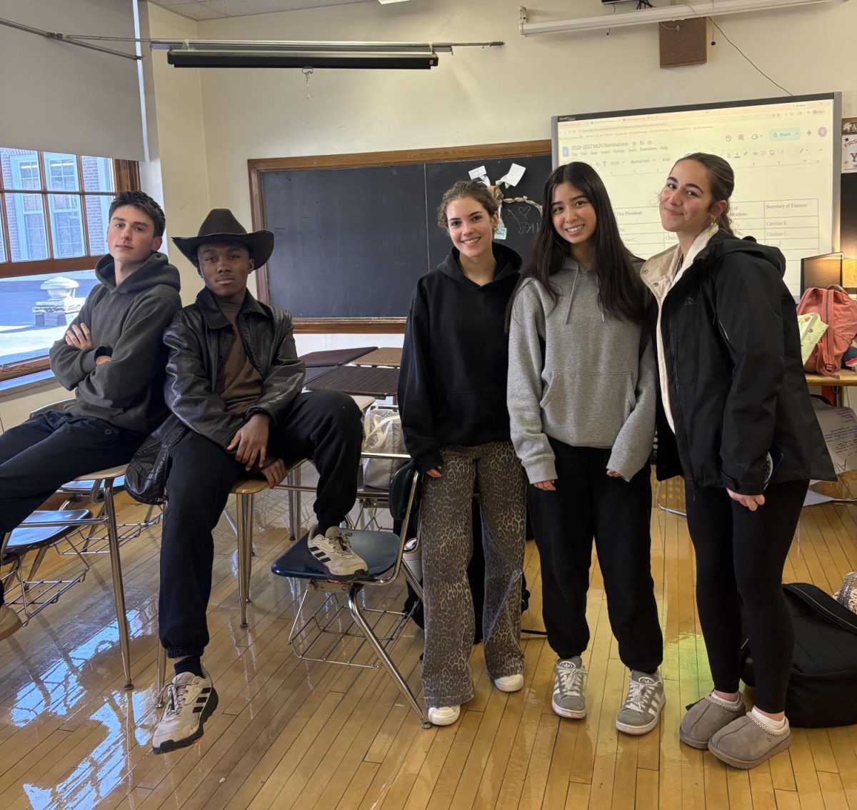 The Model United Nations club met after school on Thursday March 12 to prepare for next year by gathering nominations for board positions. Junior Caroline Collier will be trying out for the Vice President and Secretary of Finance positions. Said Collier, "I'm so excited for next year's MUN, I can't wait!" 
