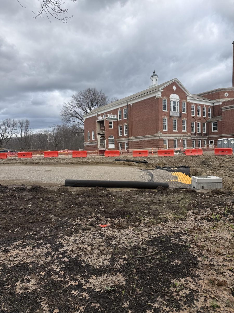 The west wing of Woodbury Elementary School under construction March 11, 2026. The district is seeking new names for the renovated building, which will be a middle school.