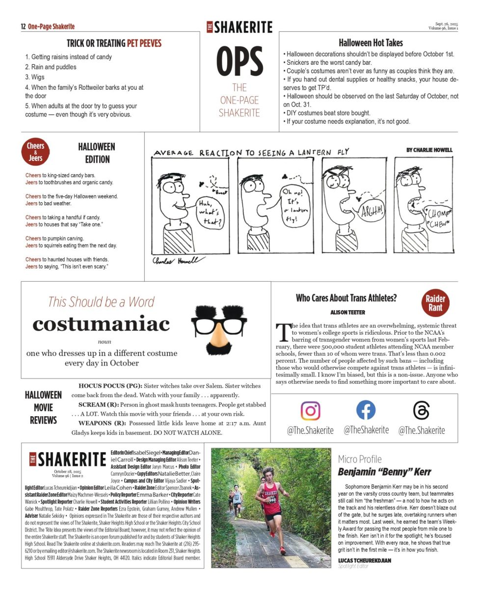 Issue 2: One Page Shakerite